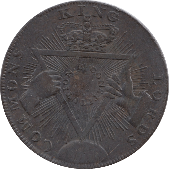 1795 Sise Lane Half Penny Token - Token - Cambridgeshire Coins