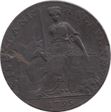 1795 Sise Lane Half Penny Token - Token - Cambridgeshire Coins