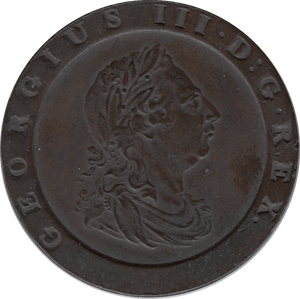 1797 CARTWHEEL PENNY ( GVF ) 3 - Penny - Cambridgeshire Coins