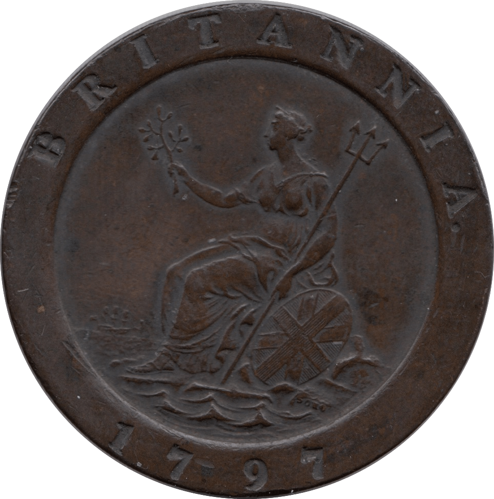 1797 CARTWHEEL PENNY ( GVF ) 3 - Penny - Cambridgeshire Coins