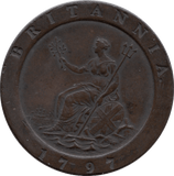 1797 CARTWHEEL PENNY ( GVF ) 3 - Penny - Cambridgeshire Coins