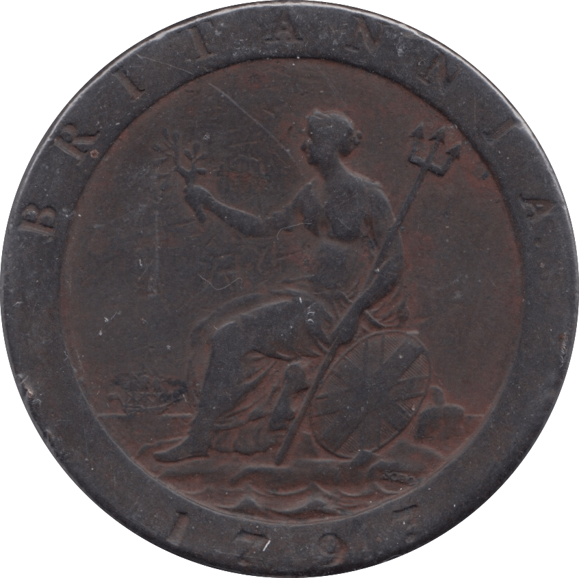 1797 CARTWHEEL PENNY ( GVF ) 8 - Penny - Cambridgeshire Coins