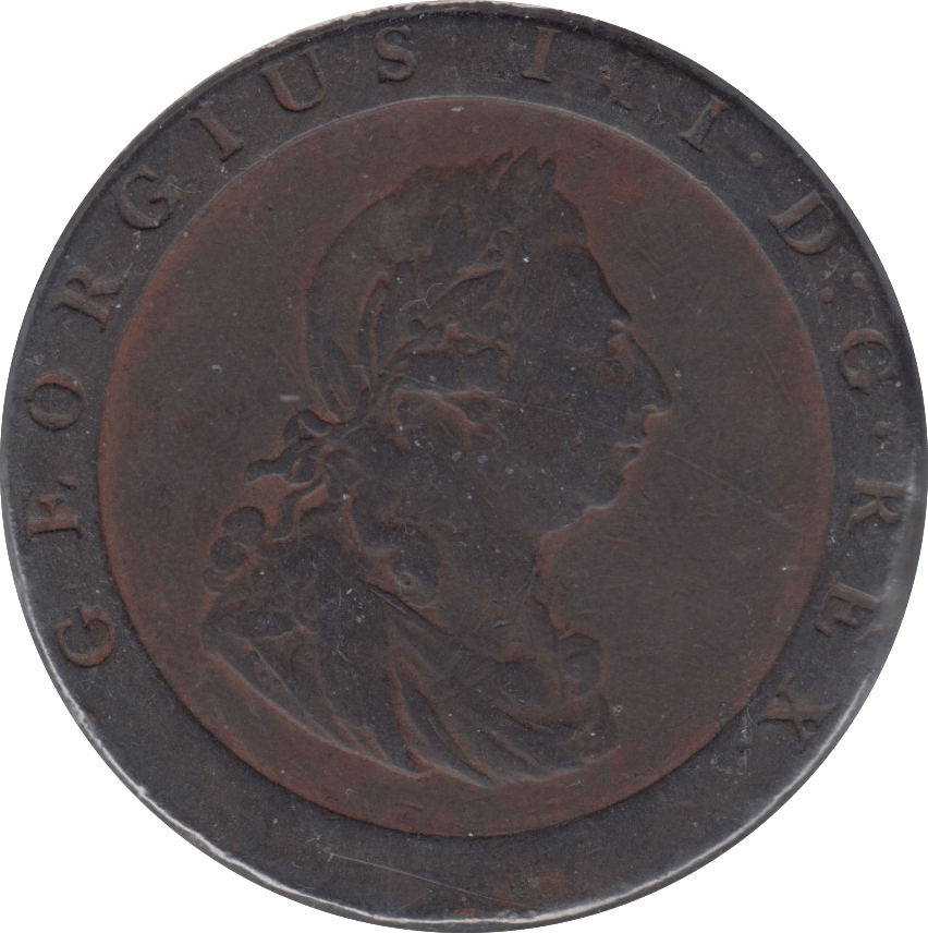 1797 CARTWHEEL PENNY ( GVF ) 8 - Penny - Cambridgeshire Coins