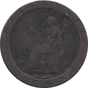 1797 CARTWHEEL PENNY ( NF ) 2 - Shilling - Cambridgeshire Coins