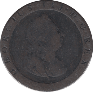1797 CARTWHEEL PENNY ( NF ) 2 - Shilling - Cambridgeshire Coins