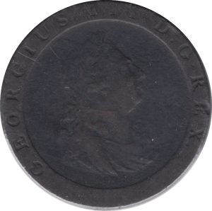 1797 CARTWHEEL PENNY ( NF ) 8 - Penny - Cambridgeshire Coins