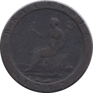 1797 CARTWHEEL PENNY ( NF ) 8 - Penny - Cambridgeshire Coins
