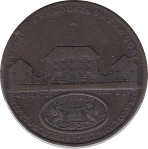 1797 DUNDEE TOWN HOUSE PENNY TOKEN - Token - Cambridgeshire Coins