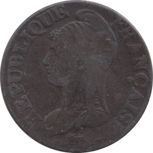 1797 FRANCE 5 CENTIMES - WORLD COINS - Cambridgeshire Coins