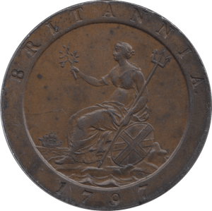 1797 PENNY ( EF ) 3 - Penny - Cambridgeshire Coins