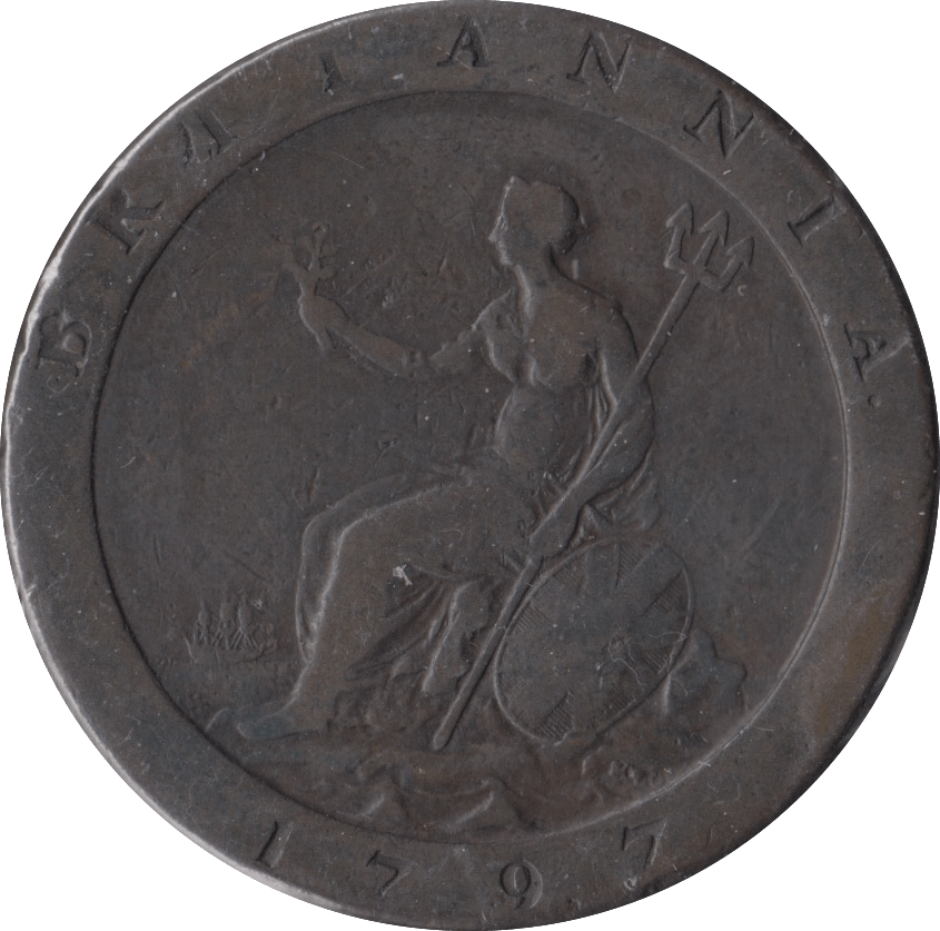 1797 PENNY ( FINE ) - Penny - Cambridgeshire Coins