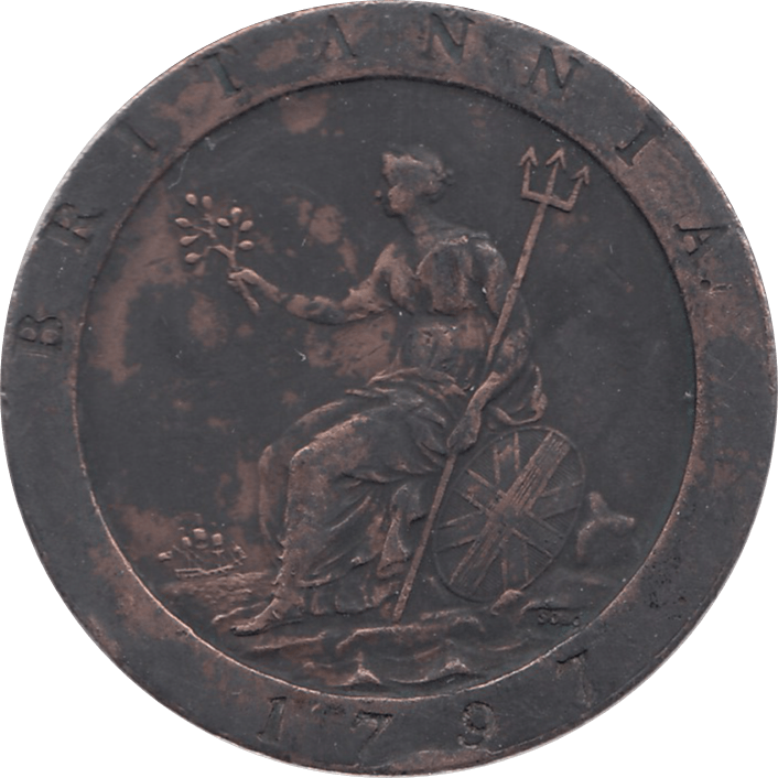 1797 PENNY ( GF ) 1 - Penny - Cambridgeshire Coins