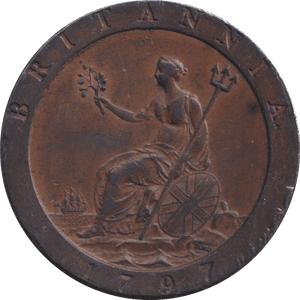 1797 PENNY ( GVF ) - PENNY - Cambridgeshire Coins