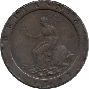 1797 TWOPENCE ( FINE ) REF 2 - TWOPENCE - Cambridgeshire Coins