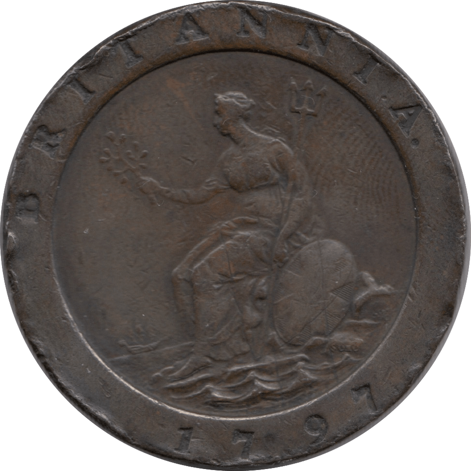 1797 TWOPENCE ( FINE ) REF 2 - TWOPENCE - Cambridgeshire Coins