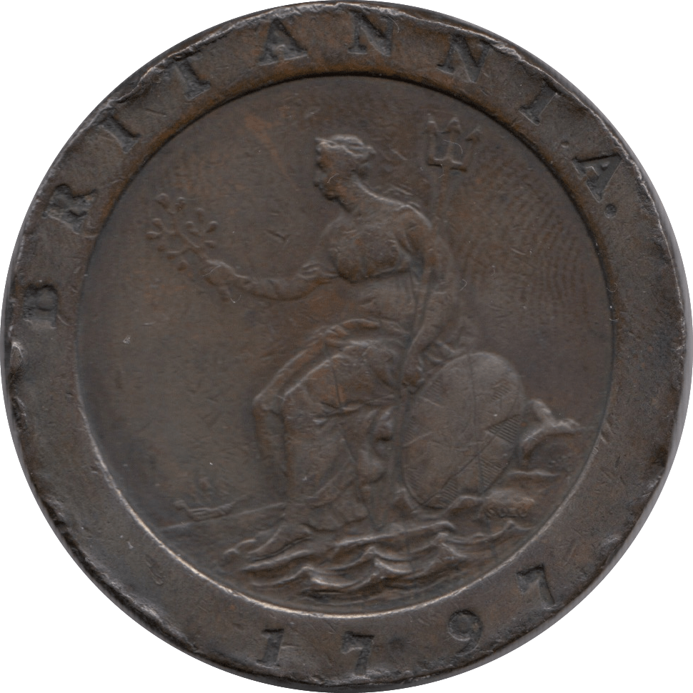 1797 TWOPENCE ( FINE ) REF 2 - TWOPENCE - Cambridgeshire Coins