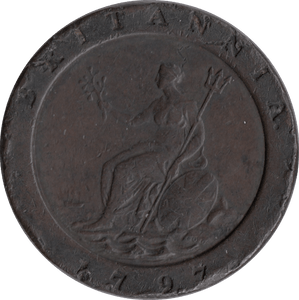 1797 TWOPENCE ( FINE ) - TWOPENCE - Cambridgeshire Coins