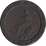 1797 TWOPENCE ( FINE ) - TWOPENCE - Cambridgeshire Coins