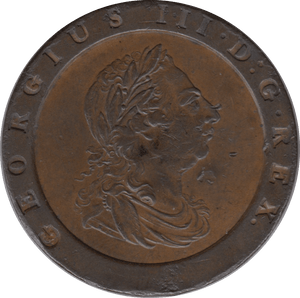 1797 TWOPENCE ( GVF ) GEORGE III - Two Pence - Cambridgeshire Coins