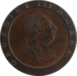 1797 TWOPENCE SOHO (NGC) XF45 BN - NGC CERTIFIED COINS - Cambridgeshire Coins