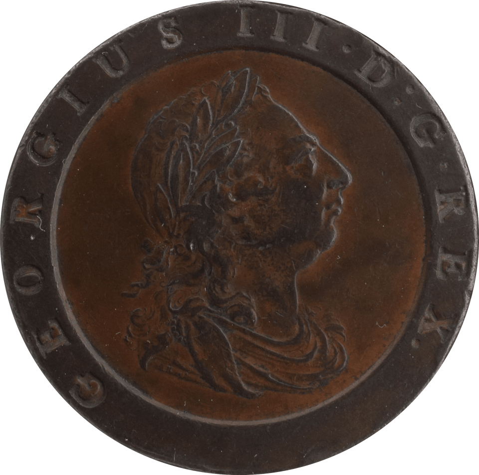 1797 TWOPENCE SOHO (NGC) XF45 BN - NGC CERTIFIED COINS - Cambridgeshire Coins