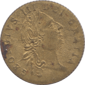 1798 GAMING TOKEN HALF GUINEA STYLE - GAMING TOKEN - Cambridgeshire Coins