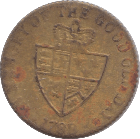 1798 GAMING TOKEN HALF GUINEA STYLE - GAMING TOKEN - Cambridgeshire Coins