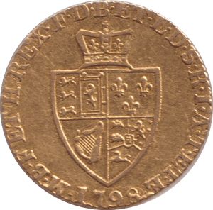1798 GOLD HALF GUNIEA ( GF ) GOLD GEORGE III - Guineas - Cambridgeshire Coins