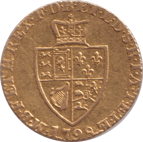 1798 GOLD HALF GUNIEA ( GF ) GOLD GEORGE III - Guineas - Cambridgeshire Coins