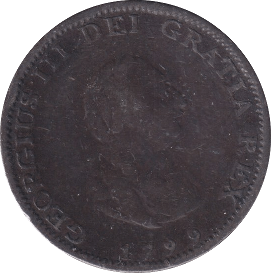 1799 FARTHING ( FINE ) - Farthing - Cambridgeshire Coins