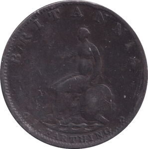 1799 FARTHING ( FINE ) - Farthing - Cambridgeshire Coins