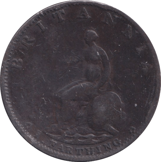 1799 FARTHING ( FINE ) - Farthing - Cambridgeshire Coins