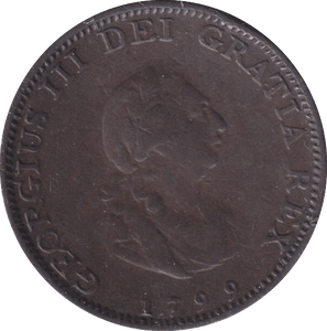 1799 FARTHING ( VF ) 2 - Farthing - Cambridgeshire Coins
