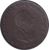 1799 FARTHING ( VF ) 2 - Farthing - Cambridgeshire Coins
