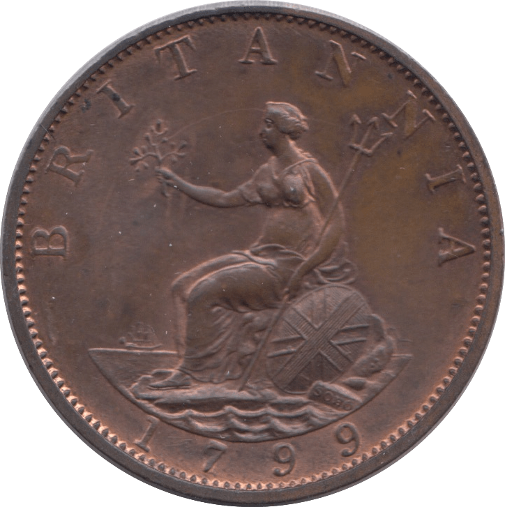 1799 HALFPENNY ( BU ) - Halfpenny - Cambridgeshire Coins