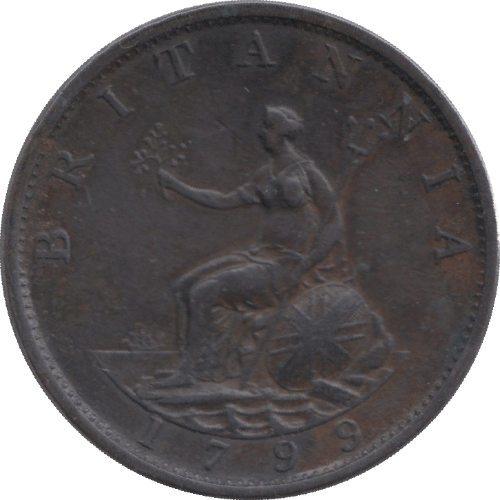 1799 HALFPENNY ( EF ) 4 - HALFPENNY - Cambridgeshire Coins