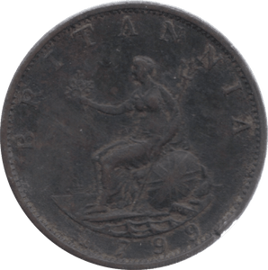 1799 HALFPENNY ( GF ) 18 - Halfpenny - Cambridgeshire Coins