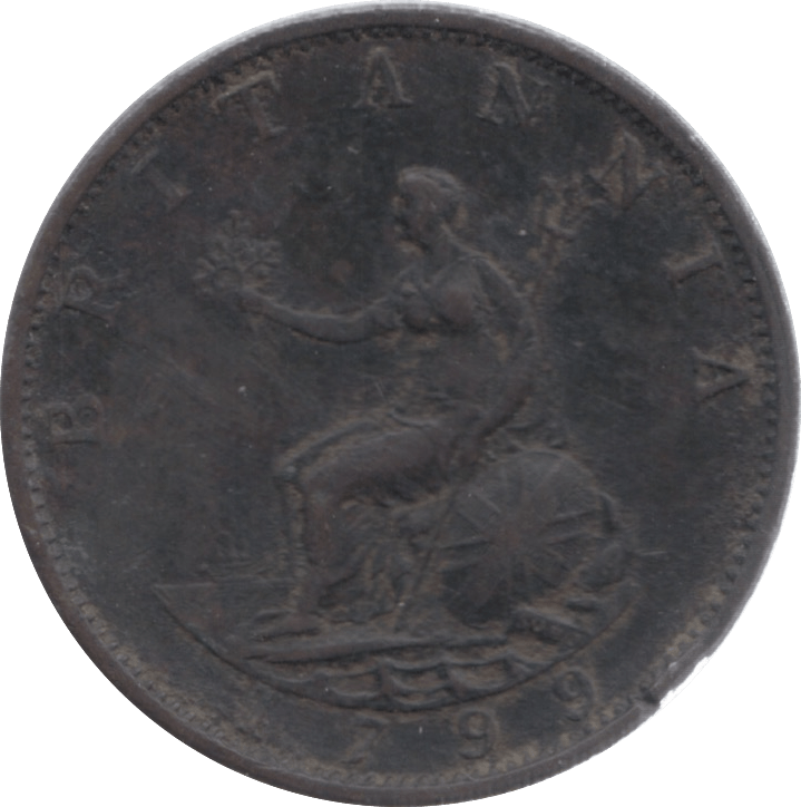 1799 HALFPENNY ( GF ) 18 - Halfpenny - Cambridgeshire Coins