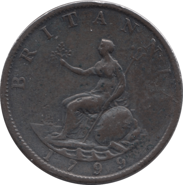 1799 HALFPENNY ( GF ) 3 - Halfpenny - Cambridgeshire Coins