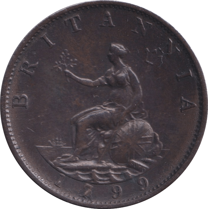 1799 HALFPENNY ( GVF ) - Halfpenny - Cambridgeshire Coins