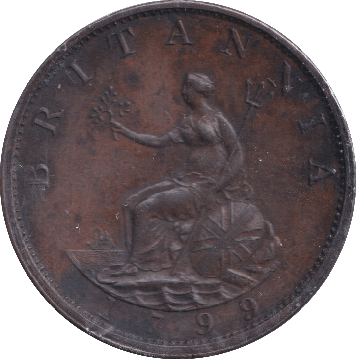 1799 HALFPENNY ( GVF ) - Halfpenny - Cambridgeshire Coins