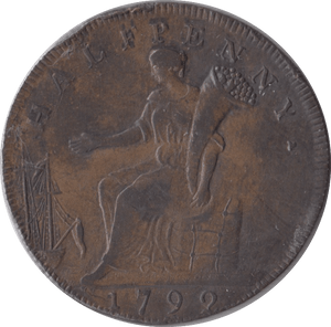 1799 HALFPENNY TOKEN LONDON & MIDDLESEX - HALFPENNY TOKEN - Cambridgeshire Coins