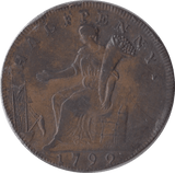 1799 HALFPENNY TOKEN LONDON & MIDDLESEX - HALFPENNY TOKEN - Cambridgeshire Coins