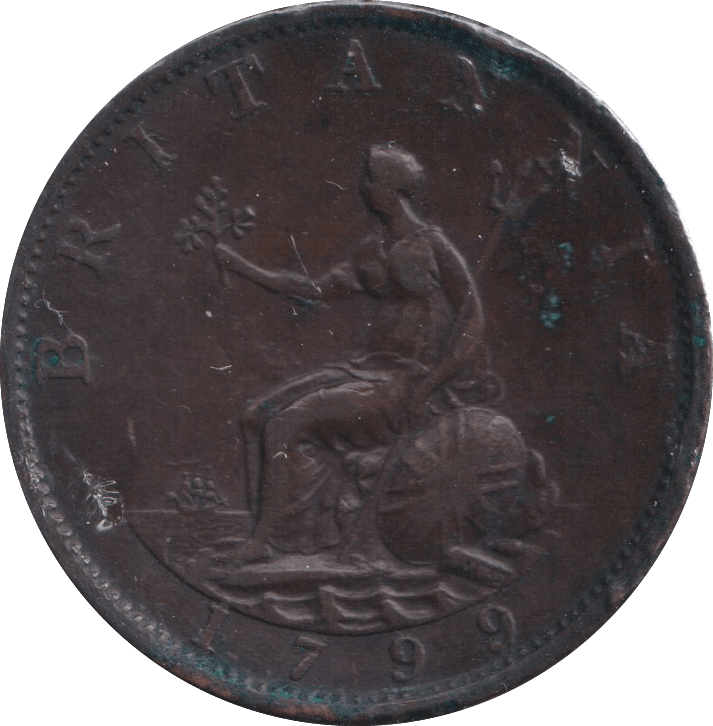 1799 HALFPENNY ( VF ) - Halfpenny - Cambridgeshire Coins