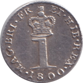 1800 MAUNDY PENNY ( EF ) - Maundy Coins - Cambridgeshire Coins