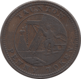 1800 TAUNTON IRONWORKS PENNY TOKEN - Token - Cambridgeshire Coins