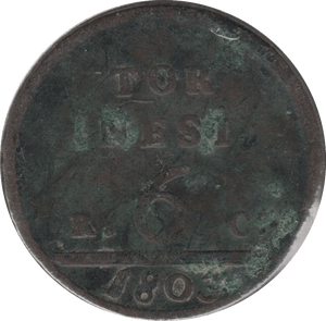 1803 ITALY 6 TORNESI - WORLD COINS - Cambridgeshire Coins