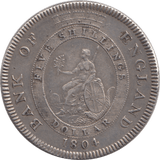 1804 BANK OF ENGLAND TRADE TOKEN 5 SHILLINGS GEORGE III REF 2 - BANK TOKEN - Cambridgeshire Coins