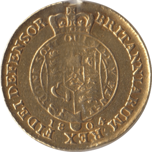 1804 GOLD HALF GUINEA ( VF ) - Guineas - Cambridgeshire Coins