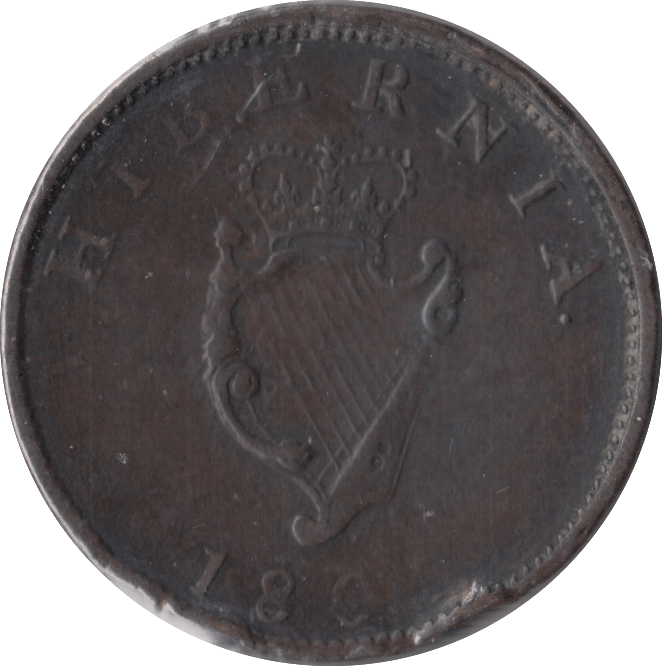 1805 IRELAND HALF PENNY - WORLD COINS - Cambridgeshire Coins